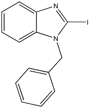 1-benzyl-2-iodo-1H-benzimidazole 结构式