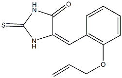 5-[2-(allyloxy)benzylidene]-2-thioxo-4-imidazolidinone 结构式