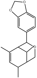 5-(6,8,9-trimethyl-3-oxabicyclo[3.3.1]non-7-en-2-yl)-1,3-benzodioxole 结构式