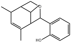 2-(6,8,9-trimethyl-3-oxabicyclo[3.3.1]non-7-en-2-yl)phenol 结构式