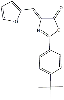 2-(4-tert-butylphenyl)-4-(2-furylmethylene)-1,3-oxazol-5(4H)-one 结构式