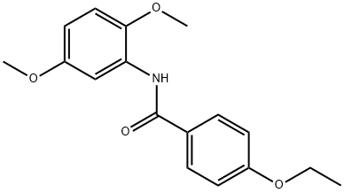N-(2,5-dimethoxyphenyl)-4-ethoxybenzamide 结构式