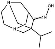 1-isopropyl-3,6-diazatricyclo[4.3.1.1~3,8~]undecan-9-one oxime 结构式