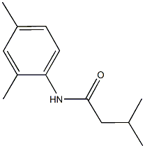 N-(2,4-dimethylphenyl)-3-methylbutanamide 结构式