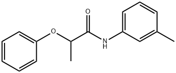 N-(3-methylphenyl)-2-phenoxypropanamide 结构式