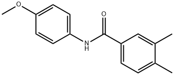 N-(4-methoxyphenyl)-3,4-dimethylbenzamide 结构式
