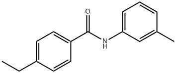 4-ethyl-N-(3-methylphenyl)benzamide 结构式