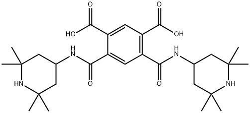 4,6-bis{[(2,2,6,6-tetramethyl-4-piperidinyl)amino]carbonyl}isophthalic acid 结构式