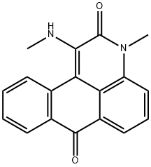 3-methyl-1-(methylamino)-3H-naphtho[1,2,3-de]quinoline-2,7-dione 结构式