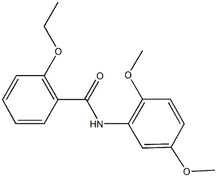 N-(2,5-dimethoxyphenyl)-2-ethoxybenzamide 结构式