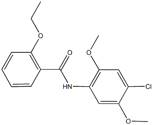 N-(4-chloro-2,5-dimethoxyphenyl)-2-ethoxybenzamide 结构式