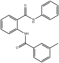 2-[(3-methylbenzoyl)amino]-N-phenylbenzamide 结构式