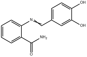 2-[(3,4-dihydroxybenzylidene)amino]benzamide 结构式