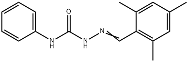 2,4,6-trimethylbenzaldehyde N-phenylsemicarbazone 结构式