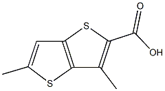 3,5-dimethylthieno[3,2-b]thiophene-2-carboxylic acid 结构式