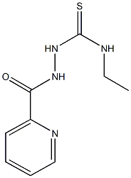 N-ethyl-2-(2-pyridinylcarbonyl)hydrazinecarbothioamide 结构式