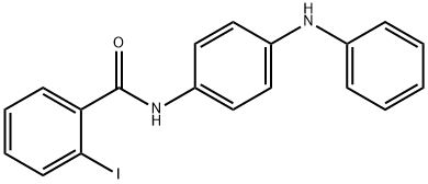 N-(4-anilinophenyl)-2-iodobenzamide 结构式