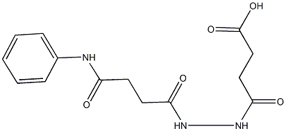 4-[2-(4-anilino-4-oxobutanoyl)hydrazino]-4-oxobutanoic acid 结构式