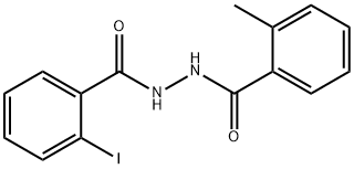 2-iodo-N'-(2-methylbenzoyl)benzohydrazide 结构式