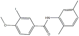 N-(2,5-dimethylphenyl)-3-iodo-4-methoxybenzamide 结构式