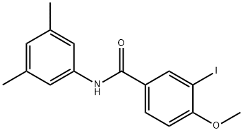 N-(3,5-dimethylphenyl)-3-iodo-4-methoxybenzamide 结构式