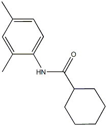 N-(2,4-dimethylphenyl)cyclohexanecarboxamide 结构式