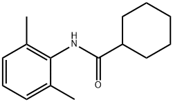 N-(2,6-dimethylphenyl)cyclohexanecarboxamide 结构式