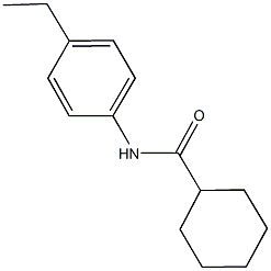 N-(4-ethylphenyl)cyclohexanecarboxamide 结构式