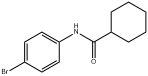 N-(4-bromophenyl)cyclohexanecarboxamide 结构式