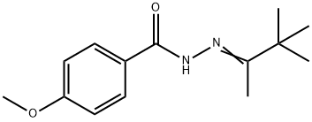 4-methoxy-N'-(1,2,2-trimethylpropylidene)benzohydrazide 结构式