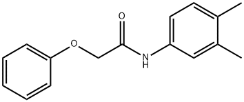 N-(3,4-dimethylphenyl)-2-phenoxyacetamide 结构式