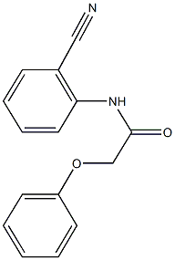 N-(2-cyanophenyl)-2-phenoxyacetamide 结构式