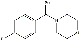 4-(4-chlorobenzoselenoyl)morpholine 结构式