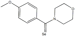 methyl 4-(morpholin-4-ylcarboselenoyl)phenyl ether 结构式