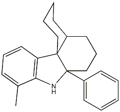 9-methyl-7a-phenyl-1,2,3,4,4a,5,6,7,7a,8-decahydrobenzo[d]carbazole 结构式