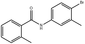 N-(4-bromo-3-methylphenyl)-2-methylbenzamide 结构式