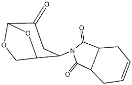 2-(4-oxo-6,8-dioxabicyclo[3.2.1]oct-2-yl)-3a,4,7,7a-tetrahydro-1H-isoindole-1,3(2H)-dione 结构式