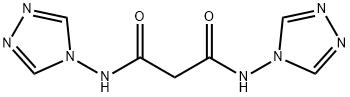 N~1~,N~3~-di(4H-1,2,4-triazol-4-yl)malonamide 结构式