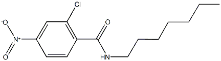 2-chloro-N-heptyl-4-nitrobenzamide 结构式