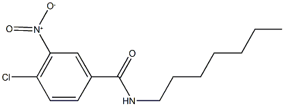 4-chloro-N-heptyl-3-nitrobenzamide 结构式