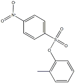 2-methylphenyl 4-nitrobenzenesulfonate 结构式