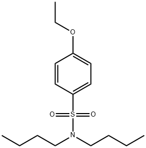 N,N-dibutyl-4-ethoxybenzenesulfonamide 结构式