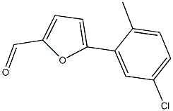 5-(5-chloro-2-methylphenyl)-2-furaldehyde 结构式