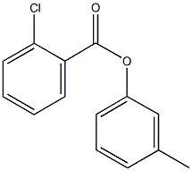 3-methylphenyl 2-chlorobenzoate 结构式