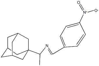 1-(1-adamantyl)-N-(4-nitrobenzylidene)ethanamine 结构式