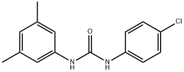 N-(4-chlorophenyl)-N'-(3,5-dimethylphenyl)urea 结构式