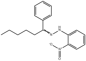 1-phenyl-1-hexanone {2-nitrophenyl}hydrazone 结构式