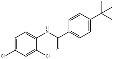 4-tert-butyl-N-(2,4-dichlorophenyl)benzamide 结构式