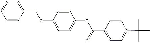 4-(benzyloxy)phenyl 4-tert-butylbenzoate 结构式