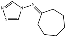 N-cycloheptylidene-N-(4H-1,2,4-triazol-4-yl)amine 结构式